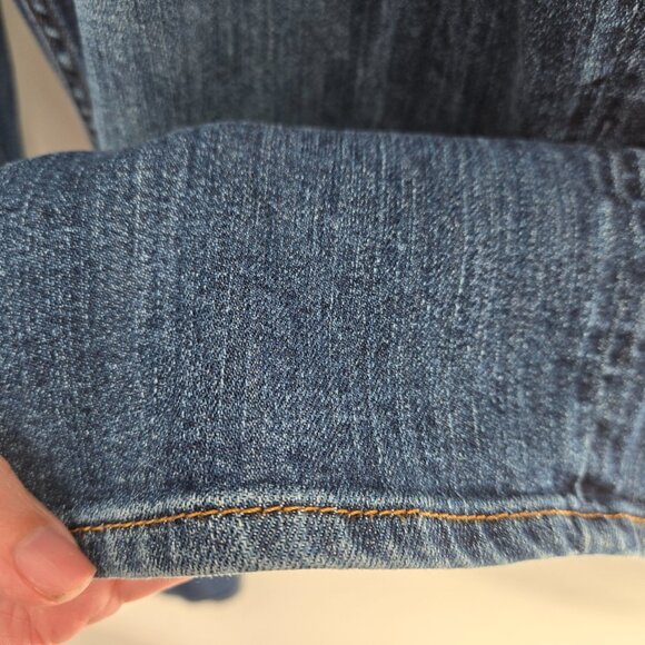 Seven 7 For all Mankind Blue The Straight Malibu Jeans Waist 40 - Picture 8 of 16